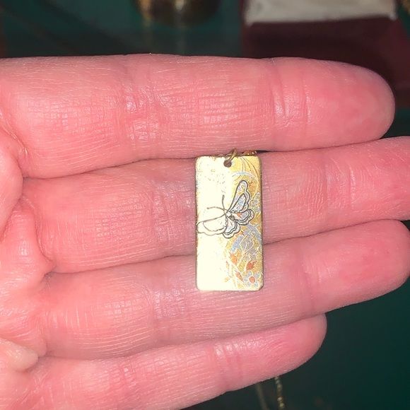 Vintage Reed & Barton Damascene Butterly Bracelet and Necklace - Picture 7 of 9